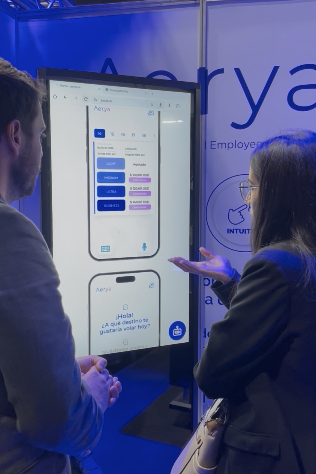 Back9 presentó su asistente virtual Aerya en la XXXI Exposición Viajes y Turismo AVAVIT