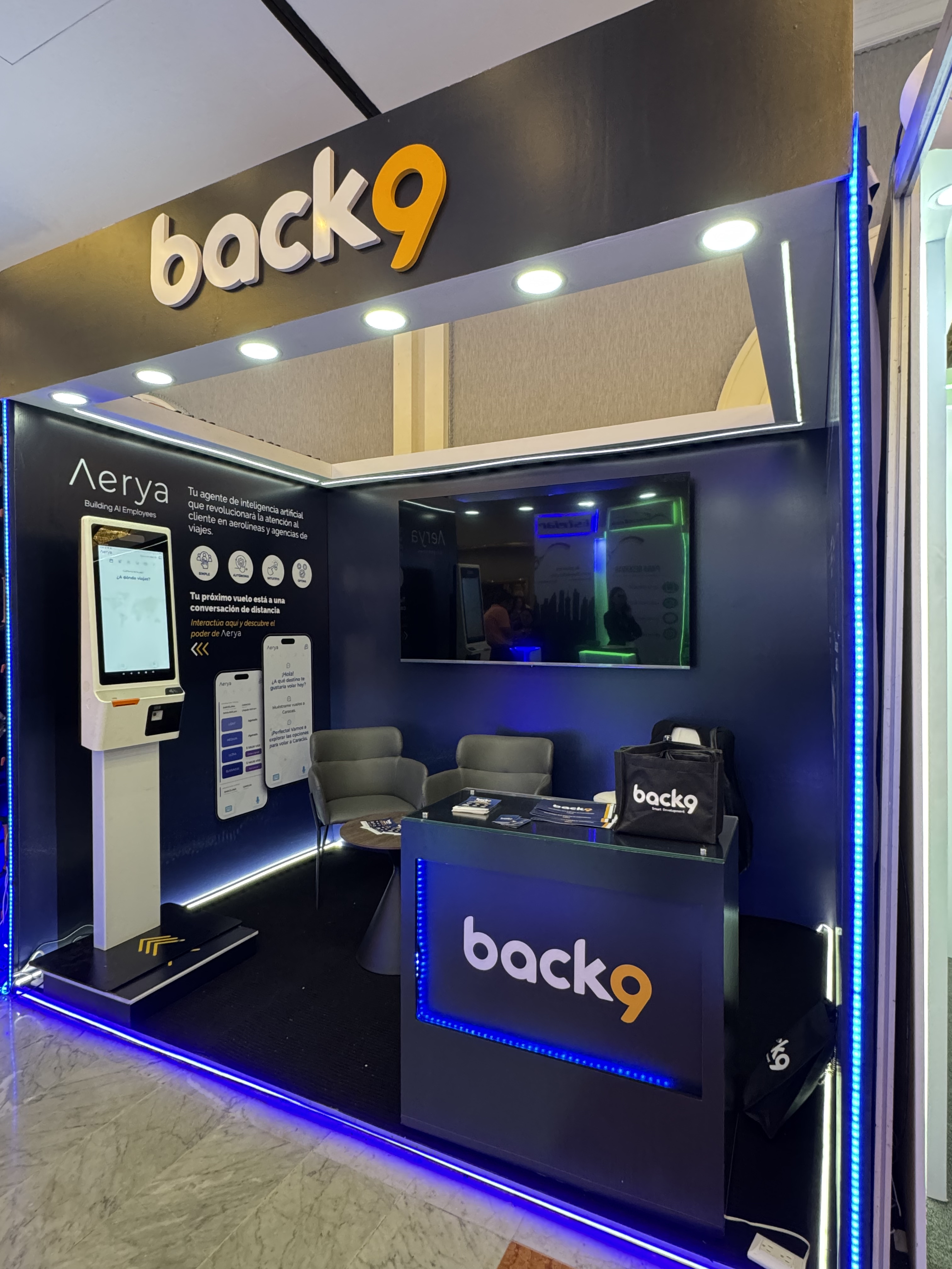 Back9 presentó su asistente virtual Aerya en la XXXI Exposición Viajes y Turismo AVAVIT