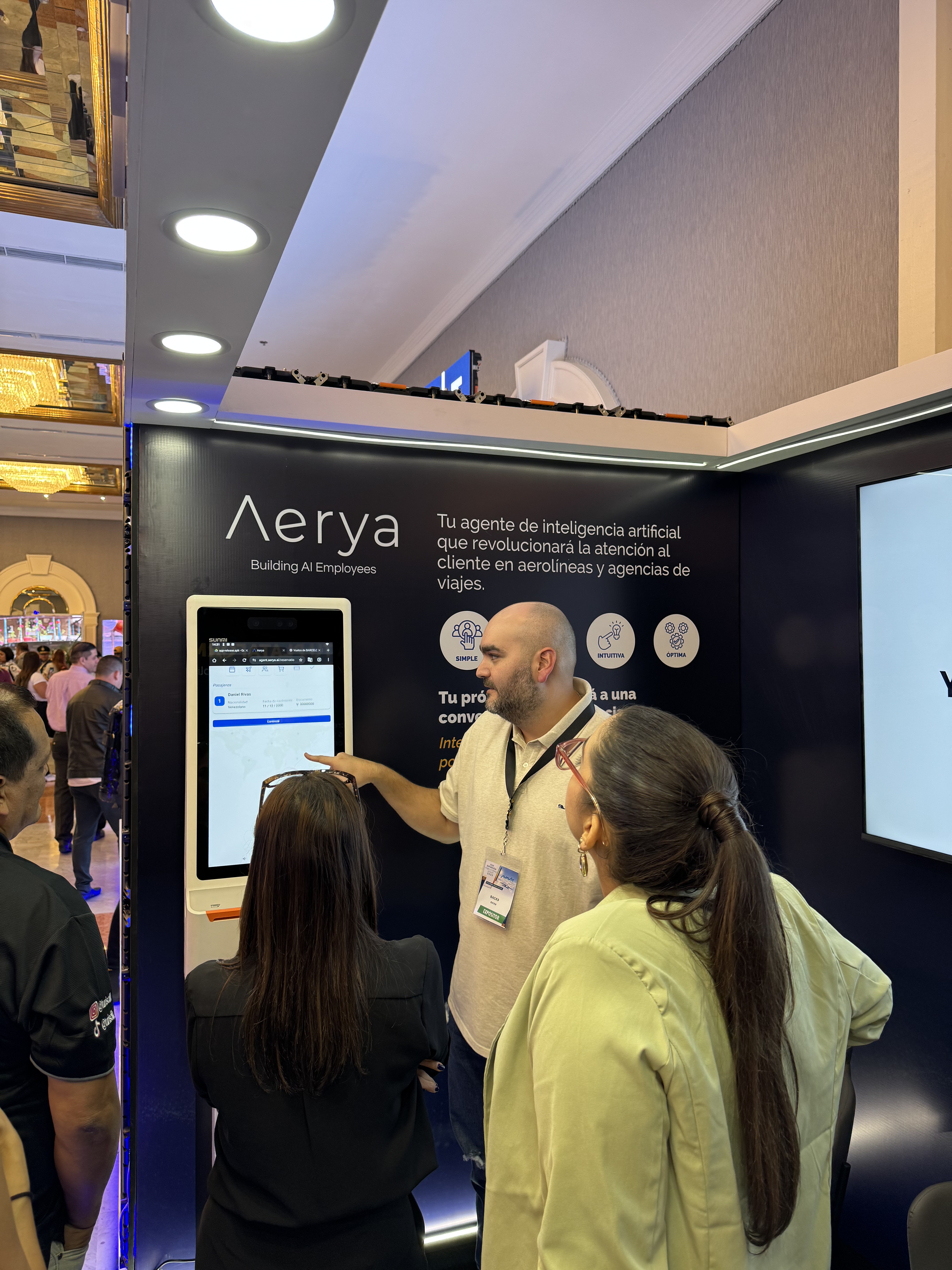Back9 presentó su asistente virtual Aerya en la XXXI Exposición Viajes y Turismo AVAVIT